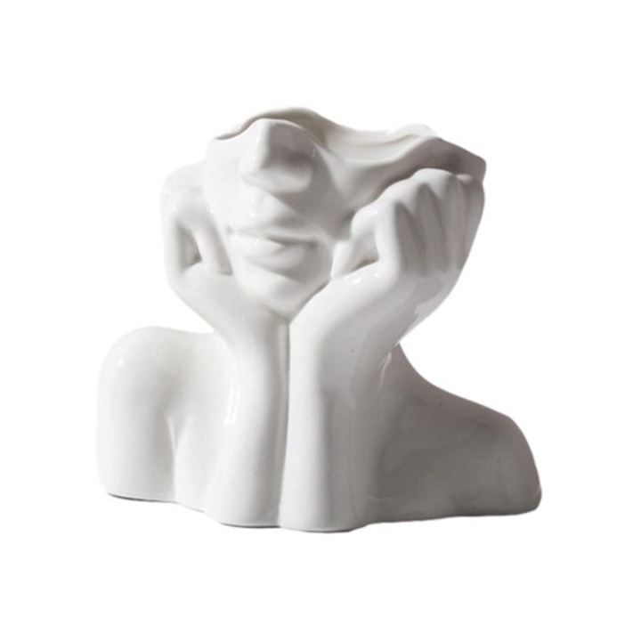 Vaza decorativa ceramica minimalista, feminina