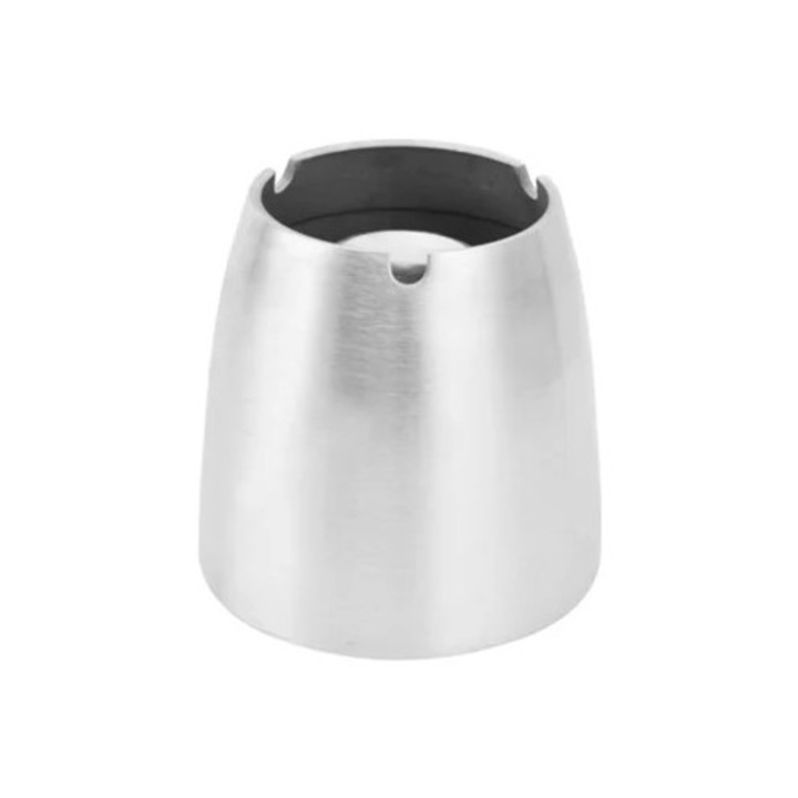 Scrumiera din otel inoxidabil, rezistenta la vant si ploaie, pentru interior si exterior, capacitate mare