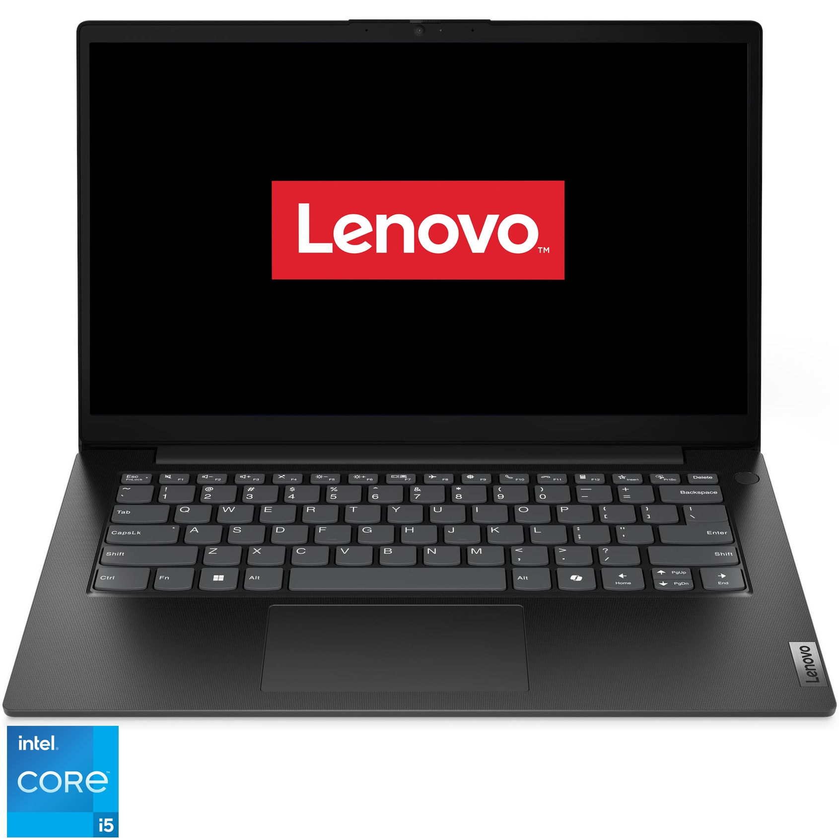 Laptop Lenovo V14 G5 IRL cu procesor Intel Core™ i5-13420H pana la 4.6GHz, 14" Full HD, 8GB DDR5 RAM, 512GB SSD, Intel® UHD Graphics, No OS, Business Black, 3y on-site Premium Care