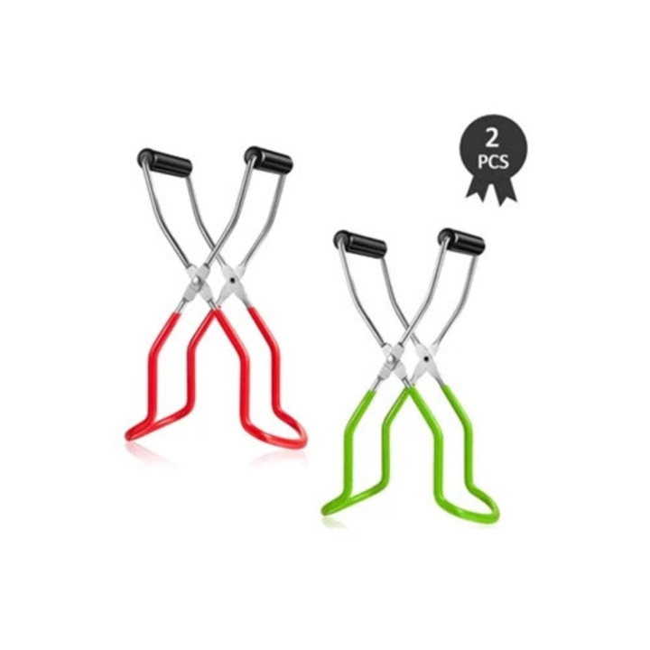 Konzervnyitó, csúszásmentes fogantyúk, rozsdamentes acél pengék, készlet