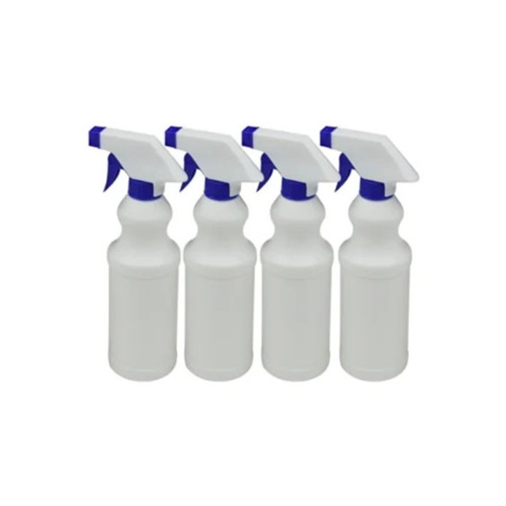 Set de 4 sticle de plastic 17 oz, tehnologie anti-scurgere, duza ajustabila, moduri de ceata si jet