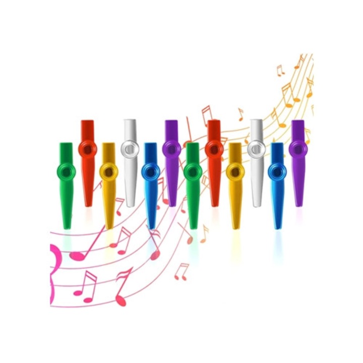 12 db játékhangszer készlet, membrán, partikra