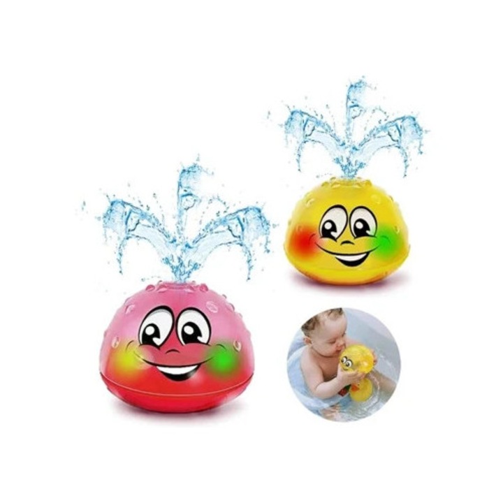 Fürdőjáték készlet 2 db világító fiúknak 1-5 éves korig