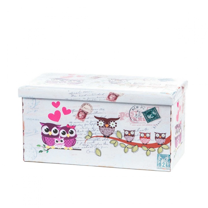 Табуретка DecoDepot Дизайн Owls, размер 76,5 x 38 см