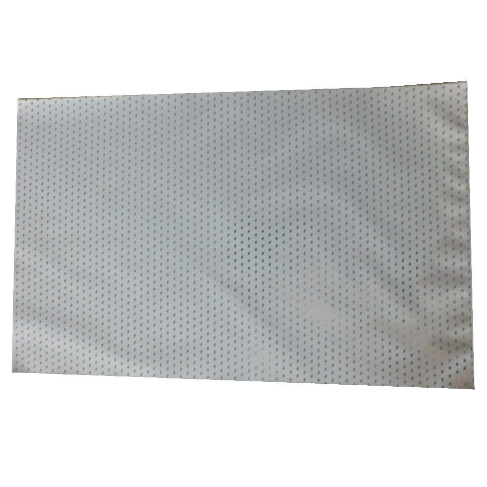 Plic din folie metalizata 2 fete cu buline - alb/ argintiu pentru cadouri, Radar U291ACCY20AG, 20 x 35 cm