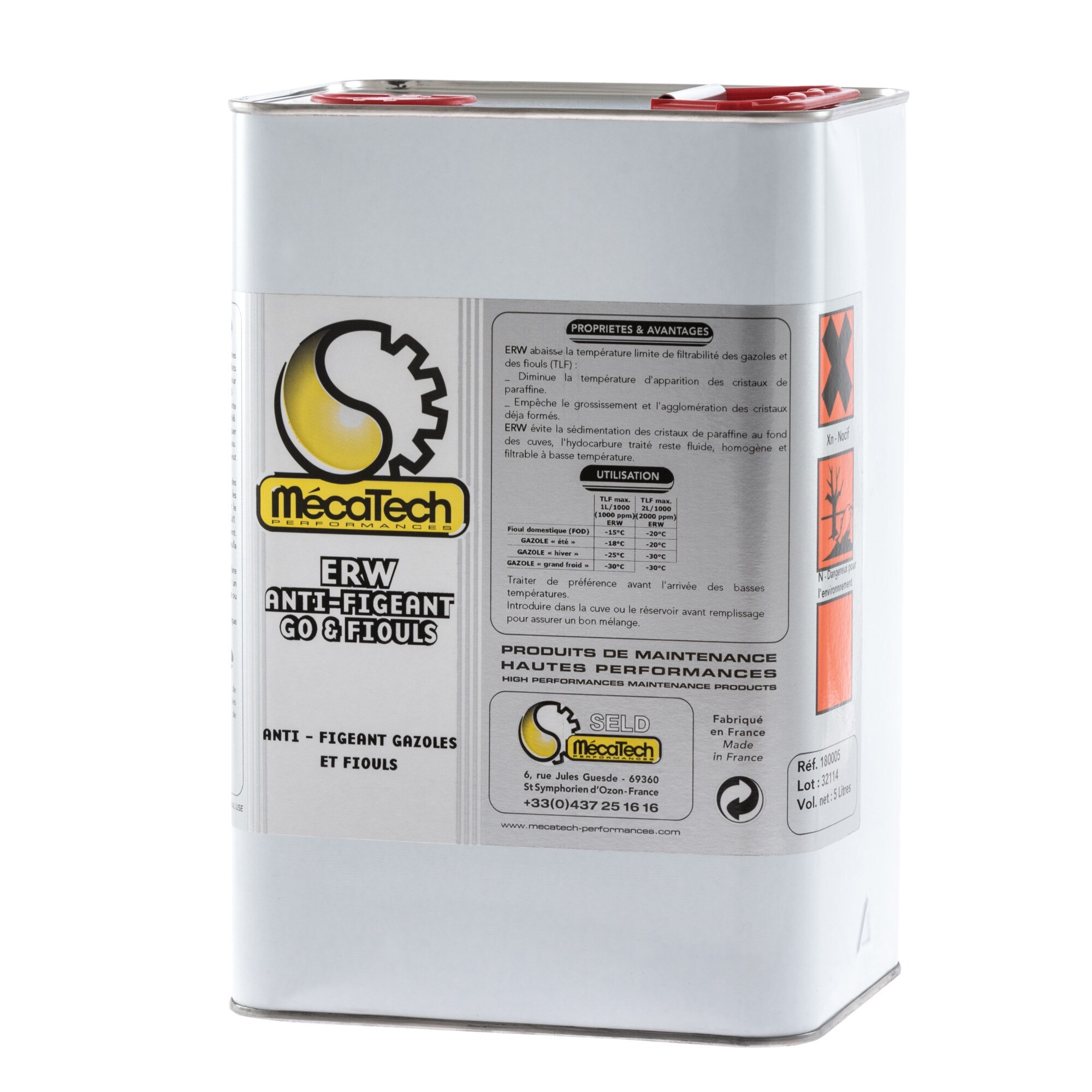 Tratament anti inghet cu protectie anti bacterii - ERW MecaTech, 5L