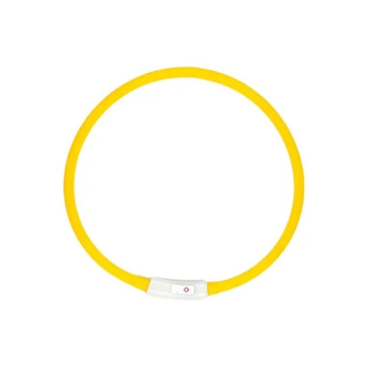 Zgarda luminoasa pentru caini, reutilizabila, universala