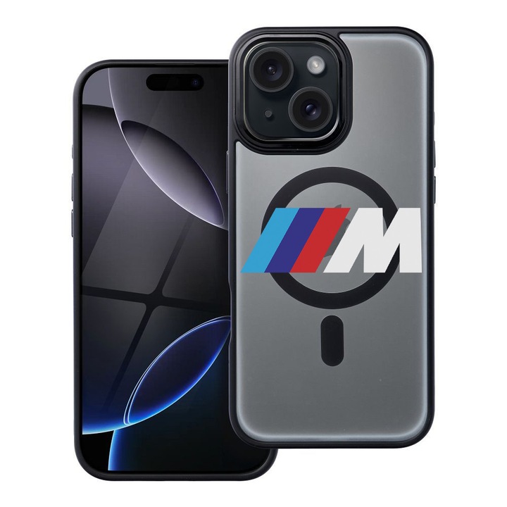 BestCase® Husa Compatibila cu Apple iPhone 11 cu Design BMW M Power, Shockproof Shield MagSafe Anti-Soc TPU, 2092175 FR 1752