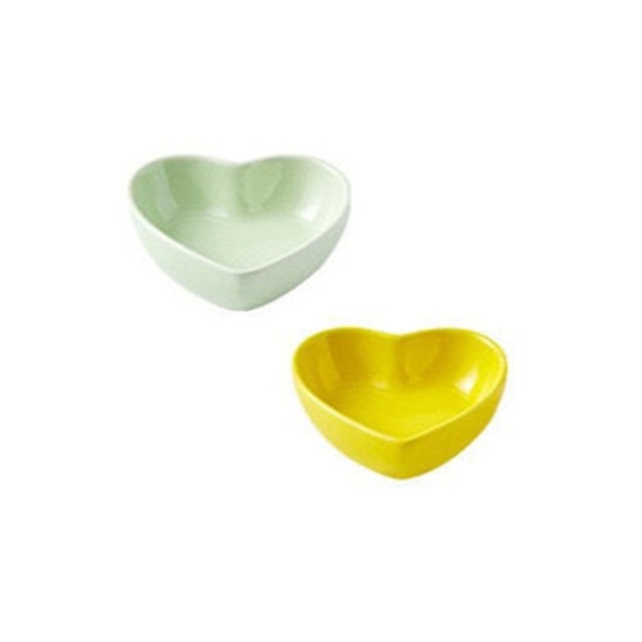 Castroane ceramice pentru hamster, set comedero si bebedero antivuelco, 10x15cm