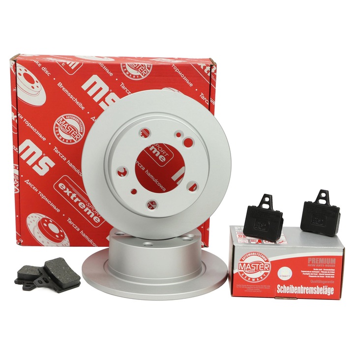 Master-Sport féktárcsa és fékbetét szett, Citroen XM (Y3, Y4), 224x63, 5 lyuk, 15,4mm vastagság