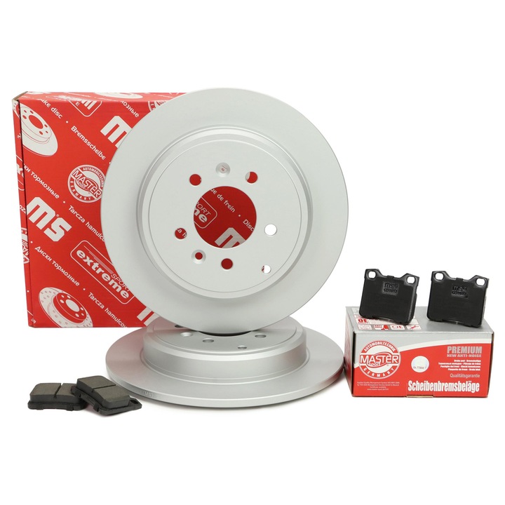 Master-Sport féktárcsa és fékbetét készlet, Peugeot 607, 290x51mm, hátsó