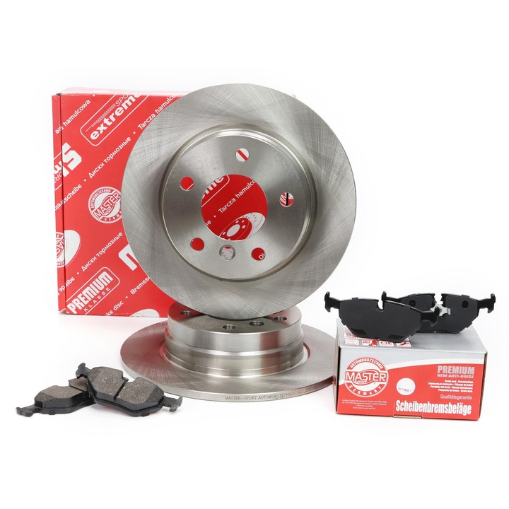 Master-Sport féktárcsa és fékbetét készlet BMW 3 (E36, E46) típushoz, 280x44,9 mm, 5 lyuk, hátsó