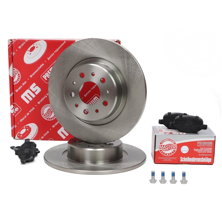 Master-Sport féktárcsa és fékbetét szett ALFA ROMEO 147, 156, GT modellekhez, 5 lyuk, 276x45