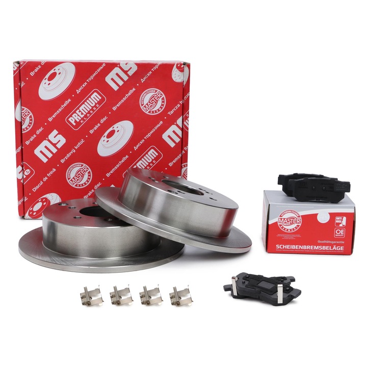 Master-Sport féktárcsa és fékbetét készlet, hátsó, 10mm, 284x10mm, KIA SPORTAGE II-höz