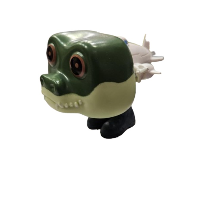 Фигурка бомбардиро крокодило, Italian Brainrot, Пластмаса, 10 см