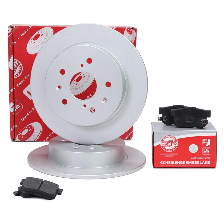 Master-Sport féktárcsa és fékbetét szett, Suzuki Swift III, 278x9mm, hátsó