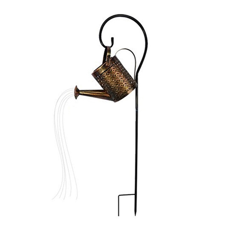 Stropitoare solara cu lumina, Lampa de gradina LED, Rezistenta la intemperii, Pentru exterior, Efect ghirlanda curgatoare, Decoratiune gradina