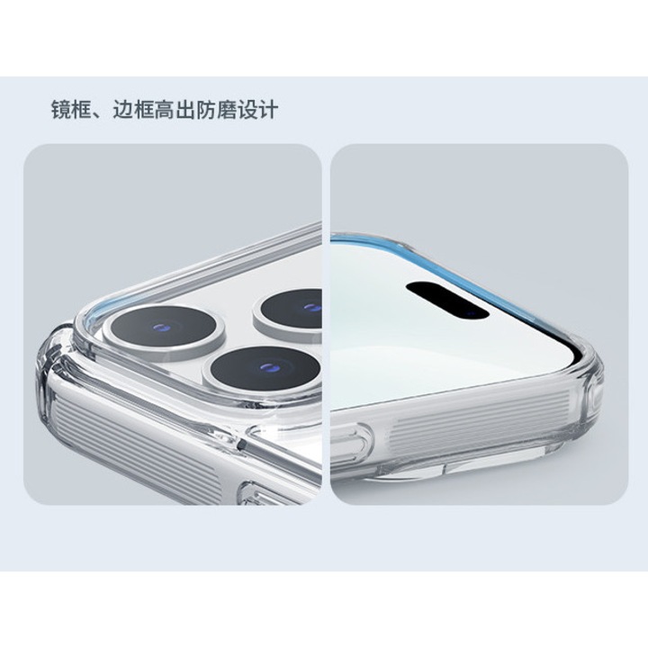 Carcasa Nillkin Super Nature Pro cu MagSafe compatibila cu iPhone 17 Pro, Alb