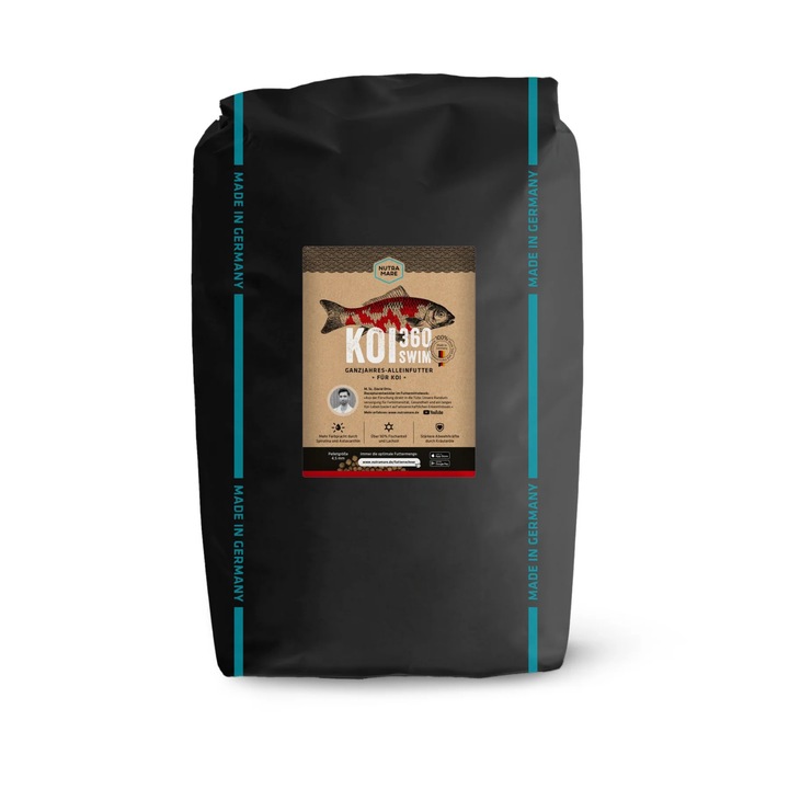 Mancare koi premium KOI PRO 360 SWIM 4,5 mm - 10 kg (flotabil)