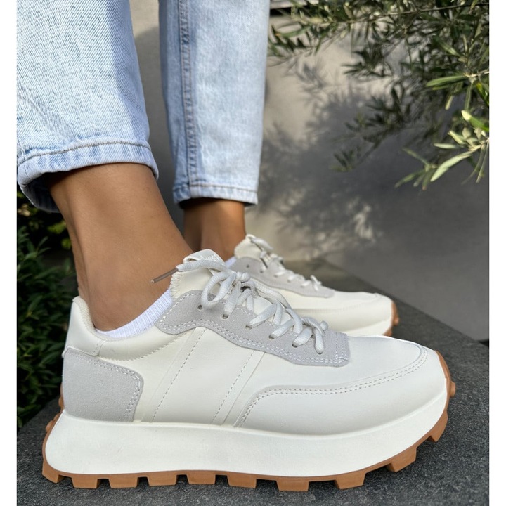 Sneakers dama Feytong Bej, Bej