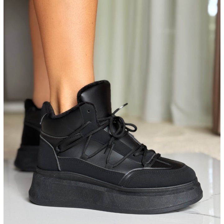 Sneakers dama Voldus Negri, Negru