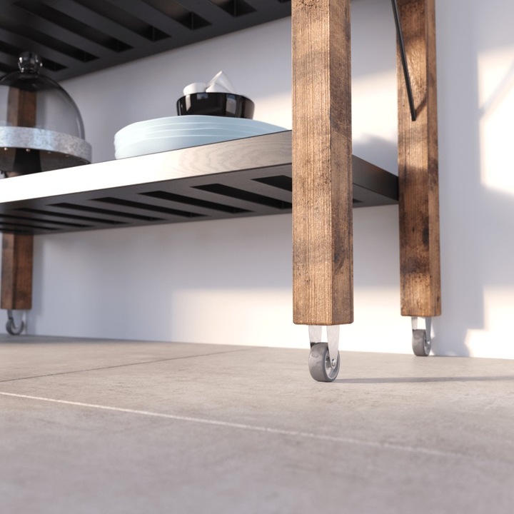 Roata Fixa Gri Ø75mm 60kg Otel Termoplastic Podele Universale Shopiens®