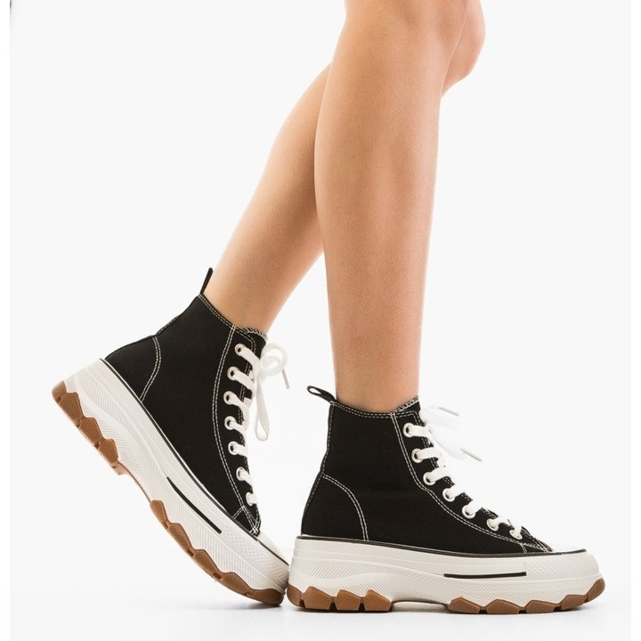 Sneakers dama Blait Negri, Negru