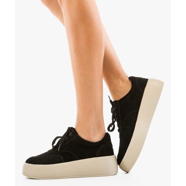 Sneakers dama Brittni Negri, Negru