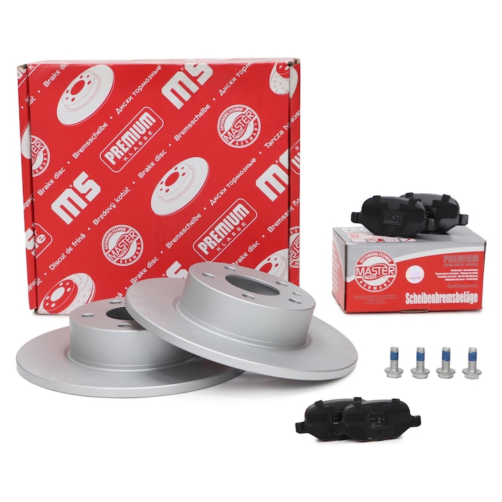 Master-Sport féktárcsa és fékbetét készlet ALFA ROMEO 147 (937_), 156, 10mm, 251mm, hátsó