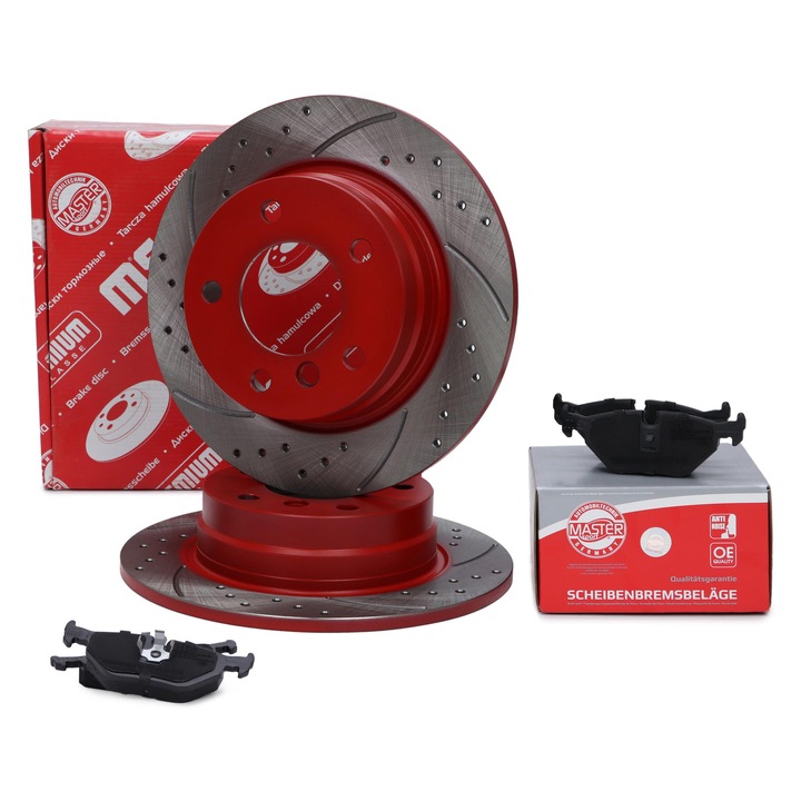 Master-Sport féktárcsa és fékbetét készlet, BMW 3 (E36, E46) típushoz, 280mm, 5 lyuk, 10,17kg