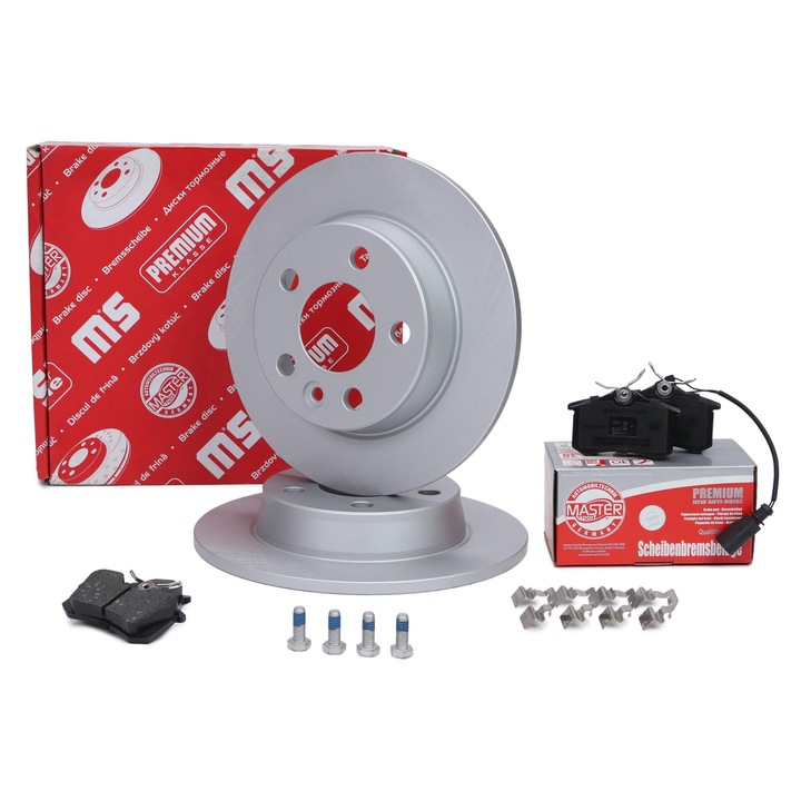 Master-Sport féktárcsa és fékbetét készlet, Ford Galaxy I, Seat Alhambra, VW Sharan, 10mm, 268x10mm