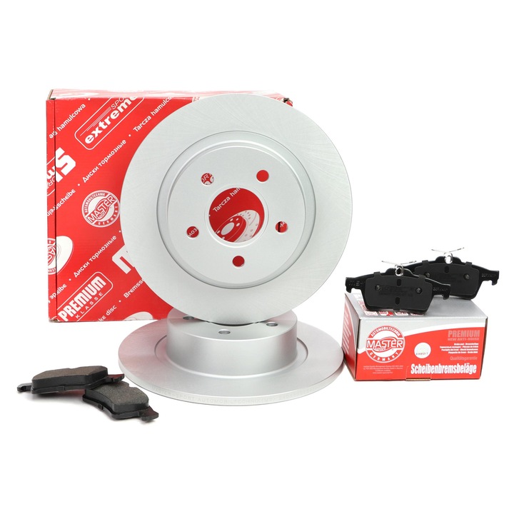 Master-Sport féktárcsa és fékbetét készlet, Ford Tourneo Connect, Transit Connect, 5 lyuk, 278x53,7mm, 16,6mm vastagság