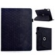 Husa tableta pentru iPad 2025 / 2022 Rotativa, Blocuri de Constructie Embosate, Piele Smart, Negru