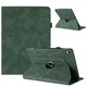 Husa tableta pentru iPad 2022 / 2025, Rotativa, Piele, Culoare Solida, Verde