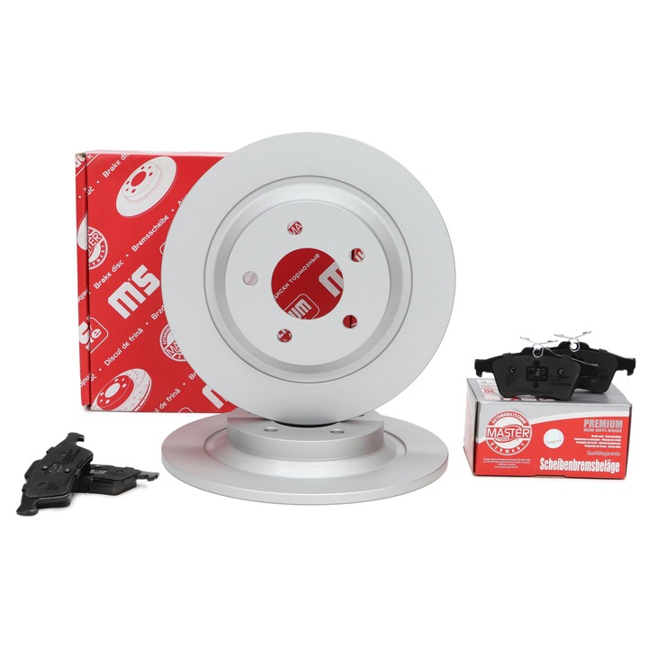 Master-Sport féktárcsa és fékbetét szett, Mazda 5 (CR, CW), 302x123mm, 16.6mm, hátsó