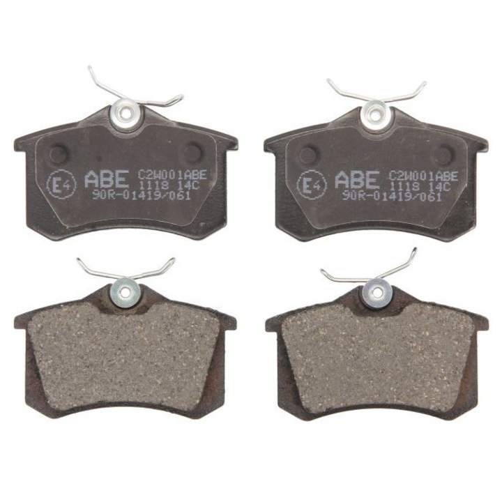 Fékbetét készlet, hátsó, Audi A4 B7, 8EC, ABE