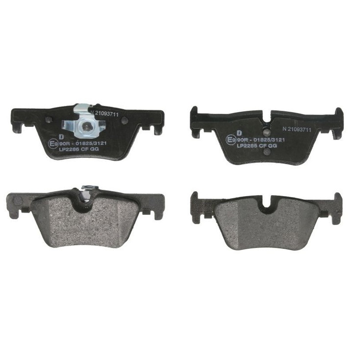 Комплект накладки, спирачки, отзад, BMW Серия 4, F36, Delphi