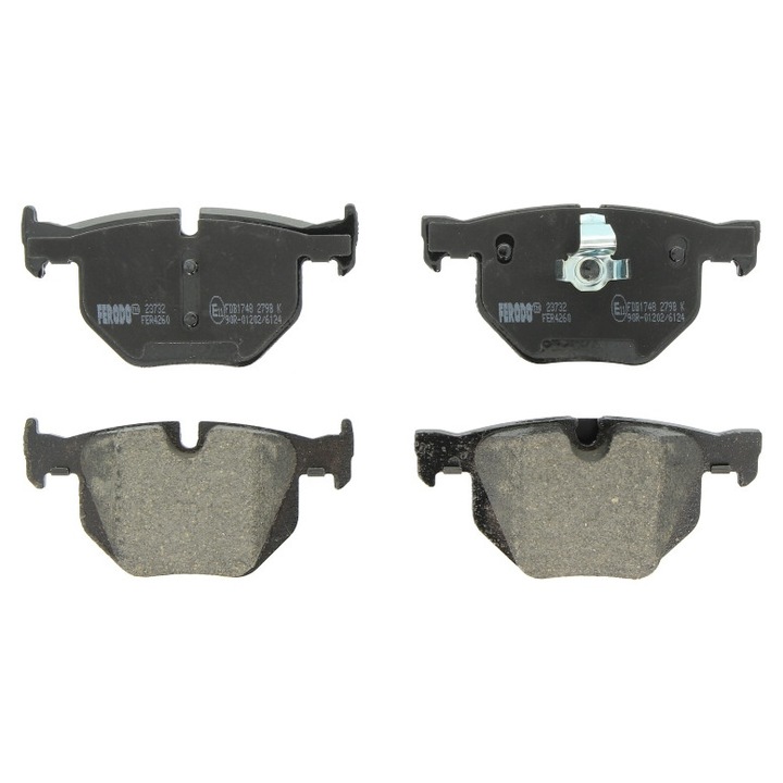 Fékbetét készlet, hátsó, BMW 5-ös sorozat, E60, Ferodo