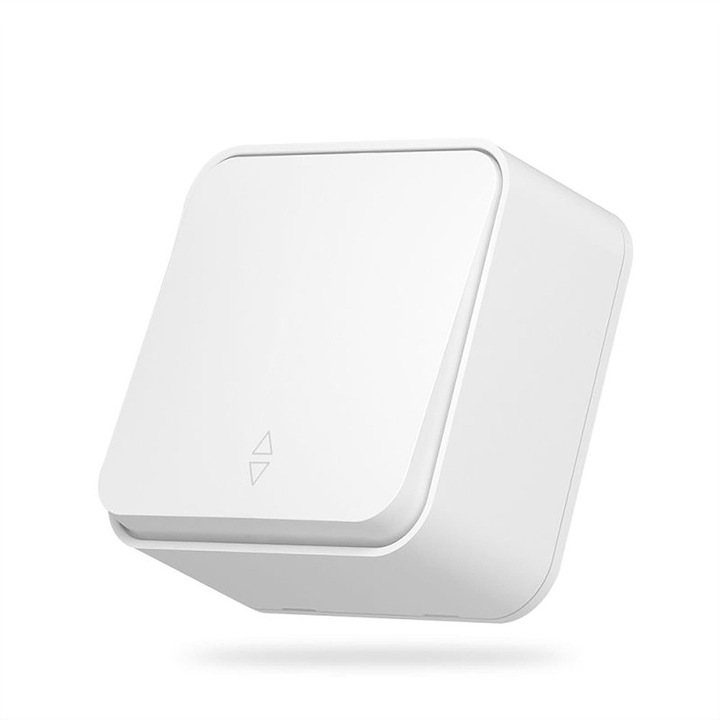 1 pólusú kapcsoló, VIDEX BINERA, fehér, 68x68x42mm, IP20