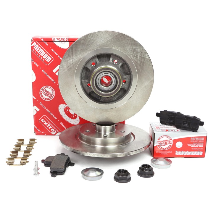 Master-Sport féktárcsa és fékbetét készlet Renault Kangoo/Grand Kangoo II, 274x43.8mm, 5 lyuk, 15.95kg