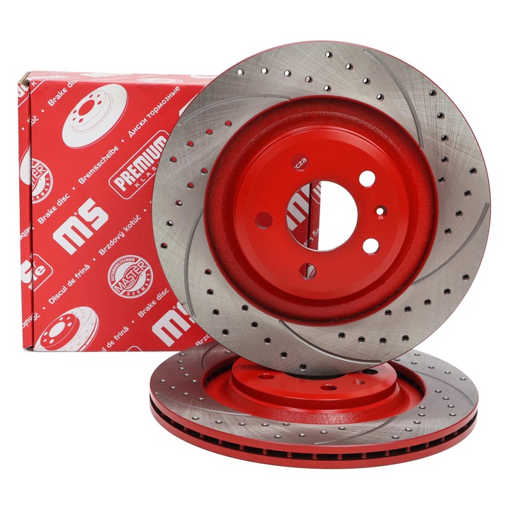 Master-Sport féktárcsák, 330 mm, 2 darab, Porsche Macan, VW Touareg, Audi A4, A5, A6 modellekhez