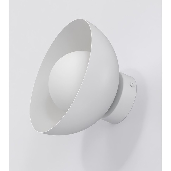 BIBI K1 fali lámpa, Emibig, szürke, 18x18cm, G9 8W MAX LED, fehér