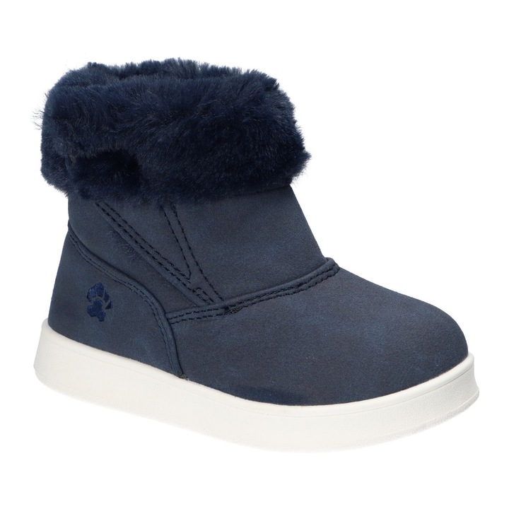 Ghete copii, American Club, Es202, ajustabile cu scai, izolate cu fleece, Tengerészkék