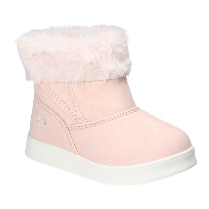 Ghete copii, American Club, Es202, ajustabile cu scai, izolate cu fleece, Rózsaszín
