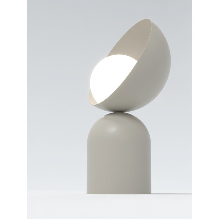 Irodai/asztali lámpa Emibig BOTO LN1 MOKKA Mocha, 8W MAX LED, fehér, 31x18cm