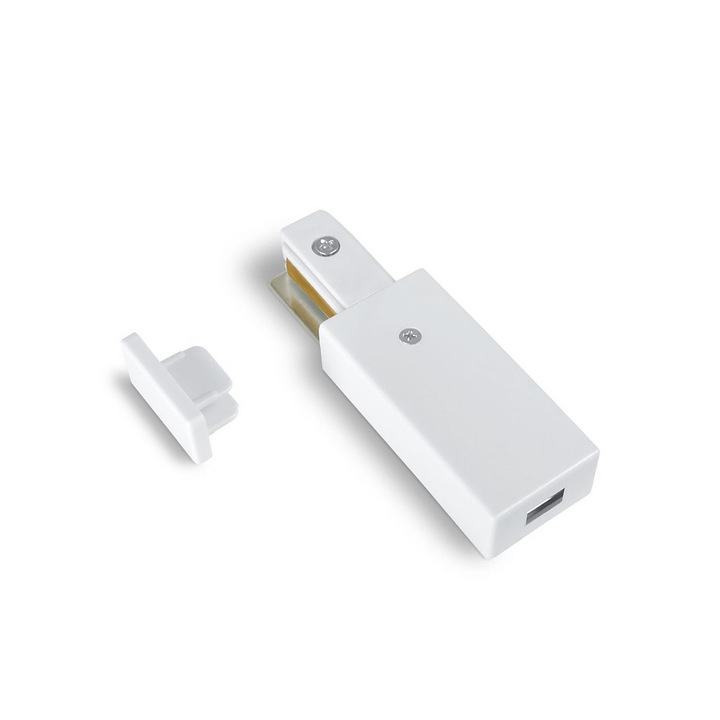 Set conectori 1-faza VIDEX alb, 74g