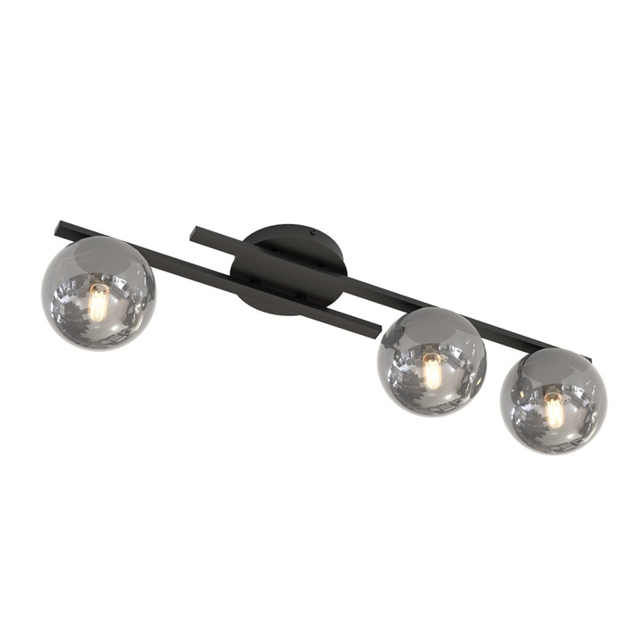 Lustra KAIRO 3, Emibig, Oțel, 3 becuri E14, 10W MAX LED, 74x19 cm