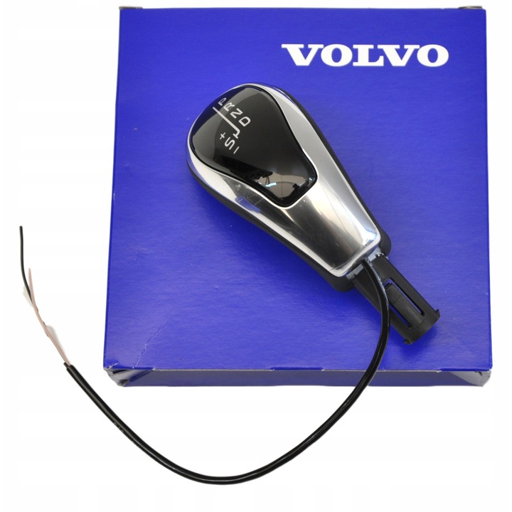 Váltógomb automata váltóhoz Volvo, bőr, 31437876, V40 V40CC/S60 V60/XC60/V70 XC70/S80 modellekhez