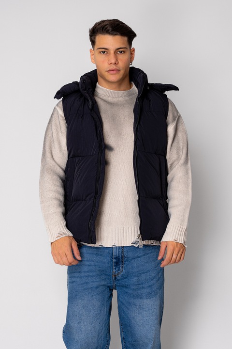 Vesta cu gluga Black I Negru 2XL INTL