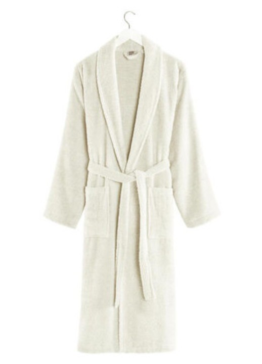 Halat de baie unisex, Pucioasa, bumbac 100%, moale, 350g/m2, L/XL